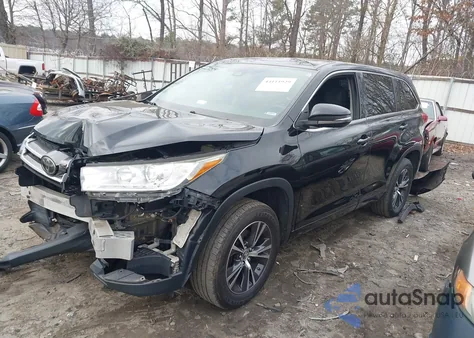 2017 Toyota Highlander Le из США, поврежденный, VIN 5TDZZRFH8HS203788